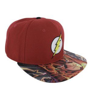 Six Flags Exclusive FLASH Superhero Adjustable snapback hat